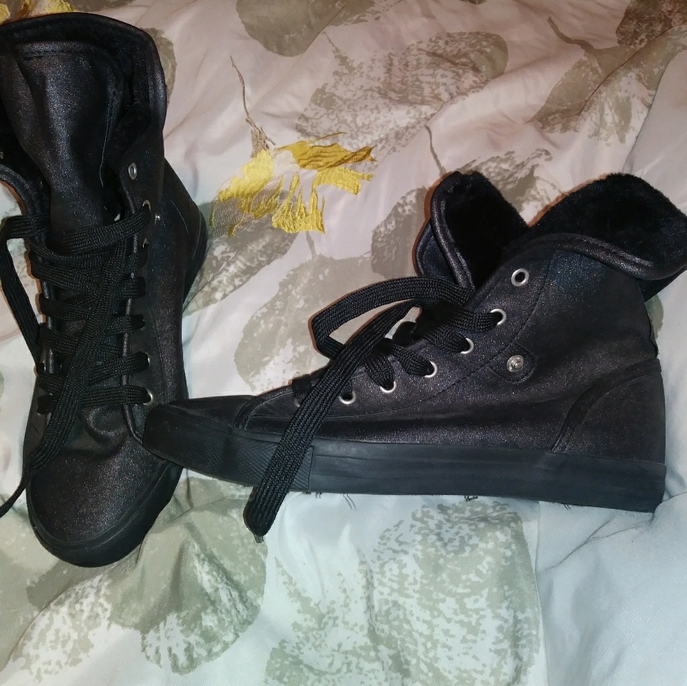 Black boots